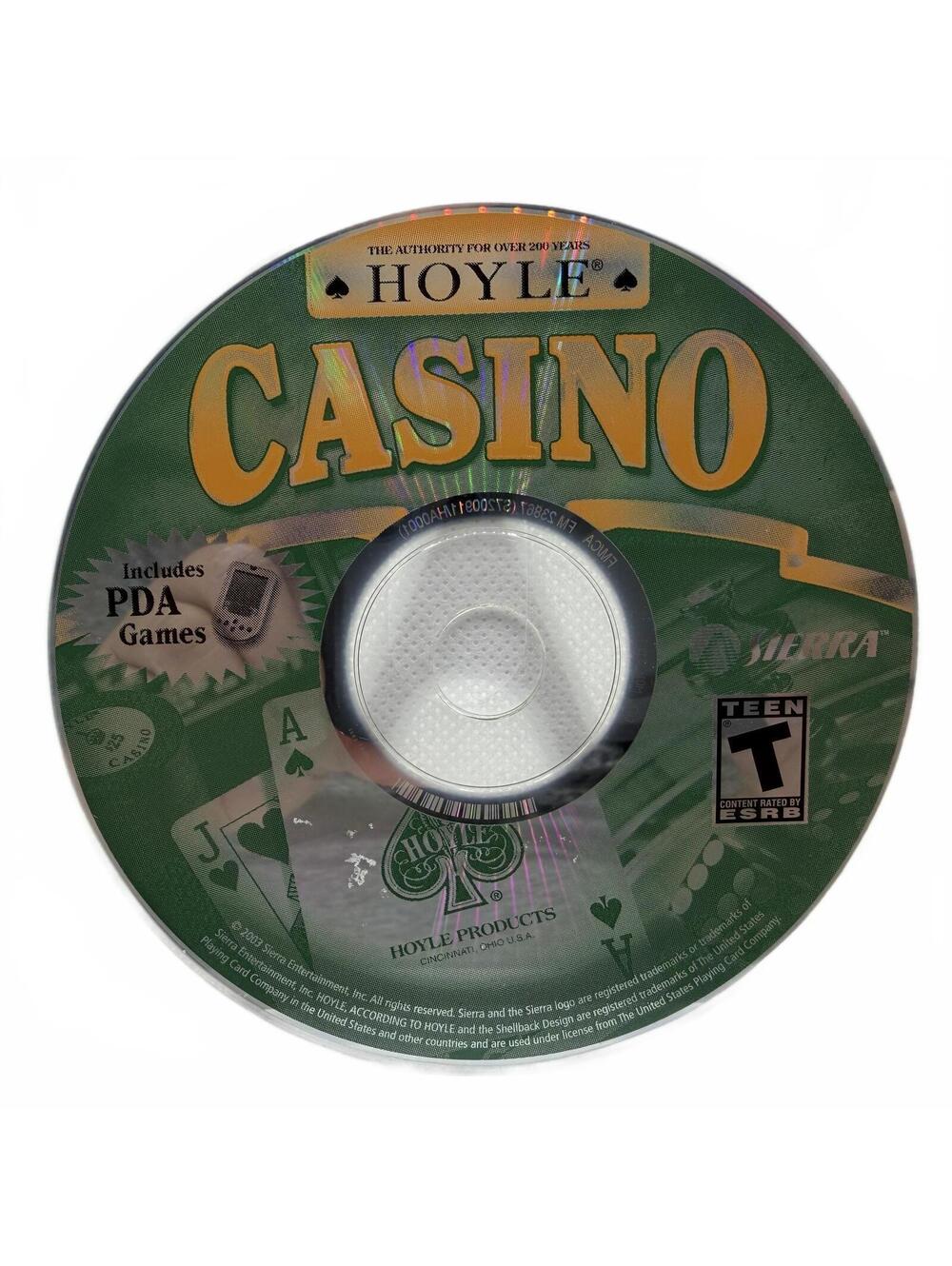 Hoyle Casino (2003) Sierra - PC CD-ROM Video Game ** Disc Only **